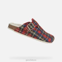 XV06112 brionia moteris tamsiai raudona/raudona Geox