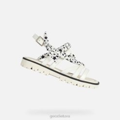 XV061139 sandal starblush mergina baltas Geox