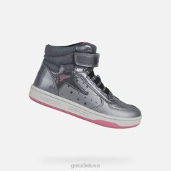 XV061157 maltin mergina tamsus sidabras/fuksija Geox