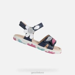 XV061177 sandalų haičio mergina tamsiai/balta Geox