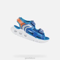 XV061320 sandalų kambarinis berniukas karališka/oranžinė Geox