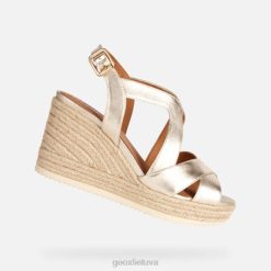 XV06158 ponzos moteris šviesaus aukso Geox