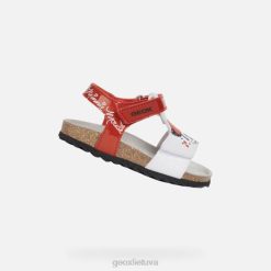 XV061597 basutės chalkinis kūdikis raudona/balta Geox