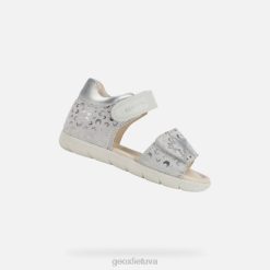 XV061599 sandalas alul bamblys balta/sidabrinė Geox