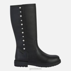 XV061932 eklerų mergina juodas Geox