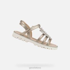 XV061938 sandal starblush mergina platina Geox