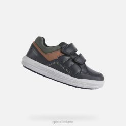 XV061972 arzacho berniukas juoda/rūdžių Geox