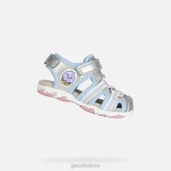 XV062013 bamblys su sandalais sidabras Geox