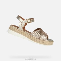 XV06204 eolie moteris šviesaus aukso Geox