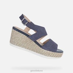 XV06533 lipari moteris tamsūs džinsai Geox