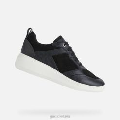 XV0653 rubidijos moteris juodas Geox