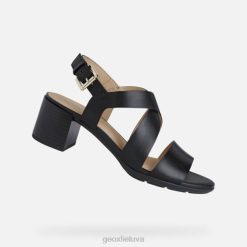 XV06588 marykarmen mid sandal moteris juodas Geox