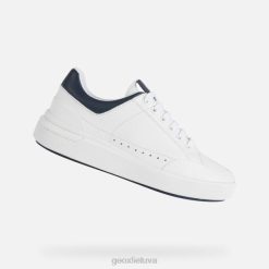 XV0695 dalyla moteris balti/tamsūs džinsai Geox