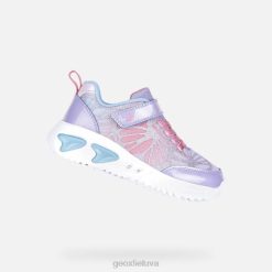 XV06995 asistentė mergina šviesiai violetinė/vandens jūra Geox